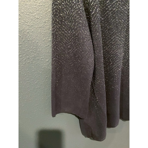 Chico's Shimmering Dark Gray sweater - Picture 4 of 5